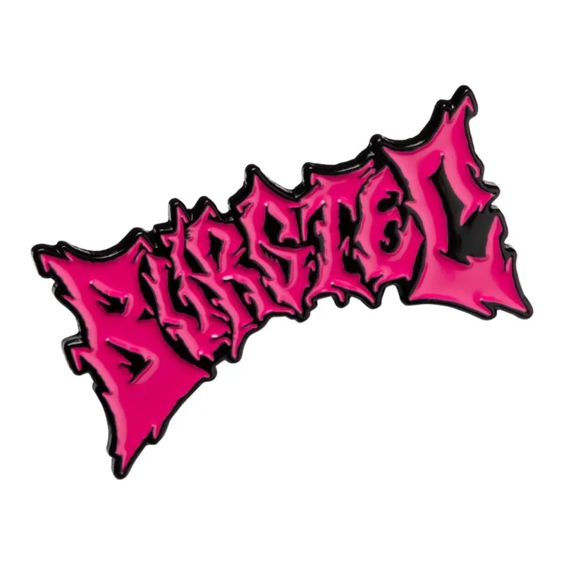 Burgtec Roll With Us Pin Badge