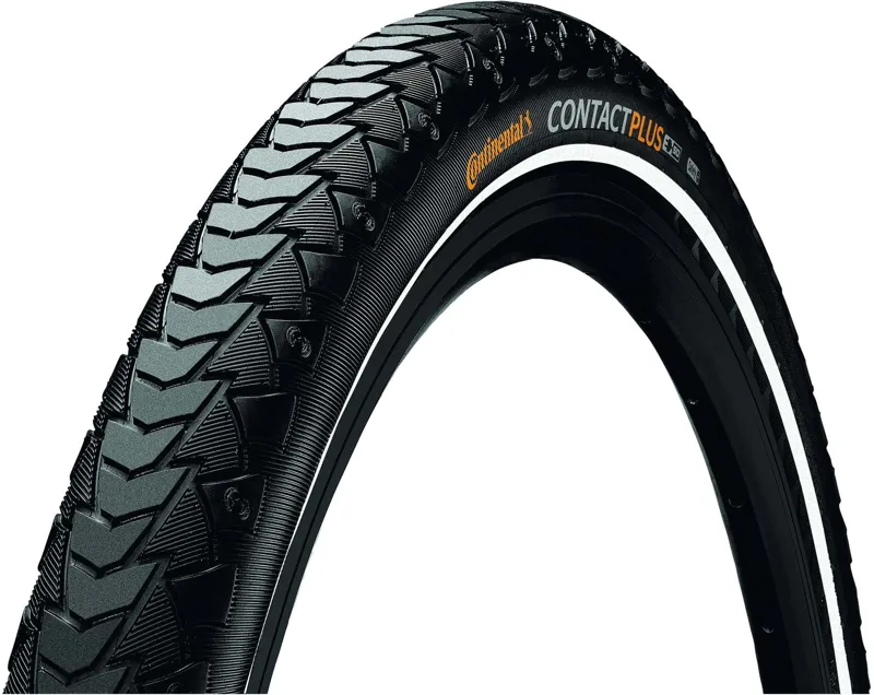 Continental Contact Plus 26x1.75in Wire Tyre Black/Reflex