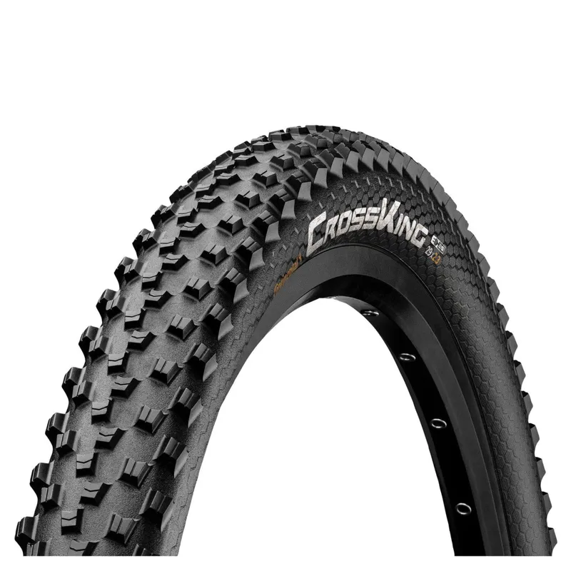 Continental Cross King Tyre - Wire Bead: Black/Black 24X2.00