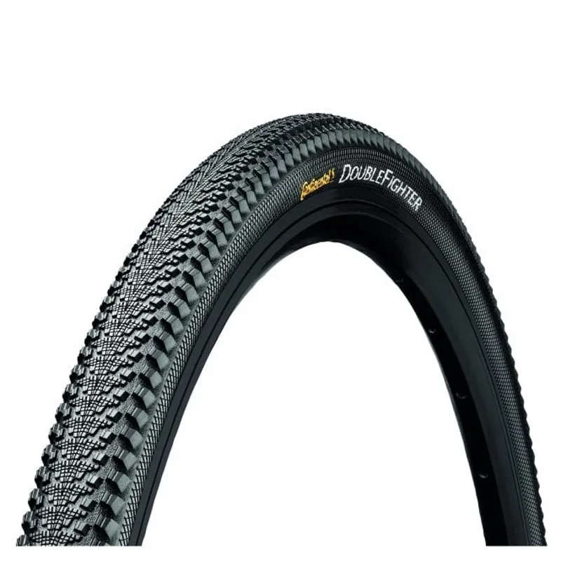 Continental Doublefighter III - Rigid Tyre - Black/Black 27.5 x 2.0 inch
