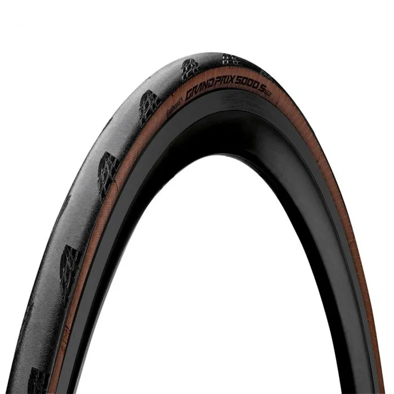 Continental Grand Prix 5000 700x28c Folding Tyre TLR Black Chili/ Black/Transparent