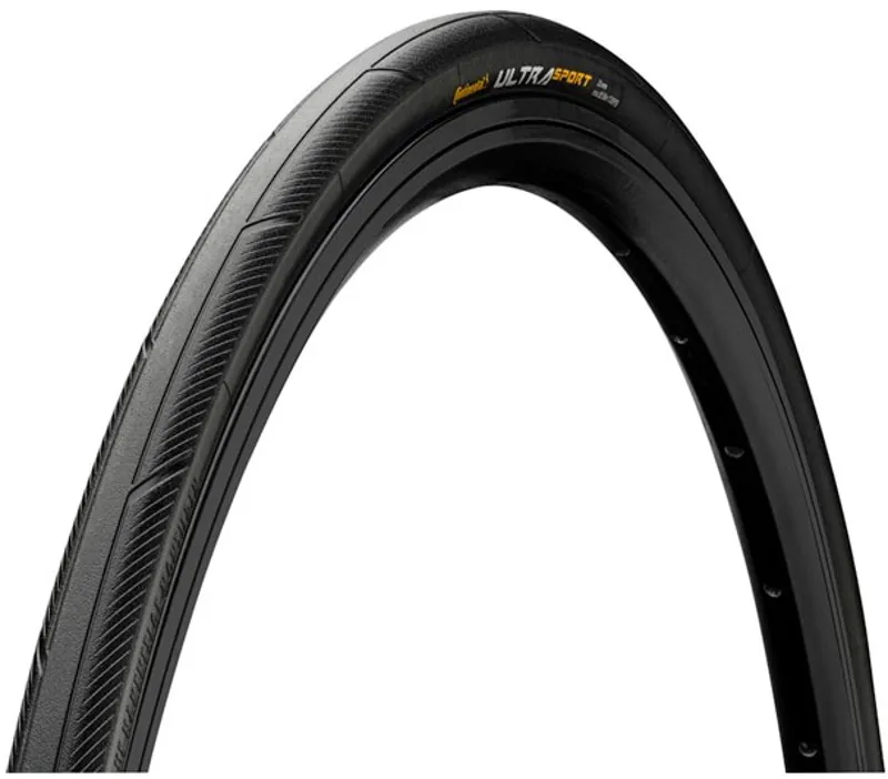 Continental Ultra Sport III 700x28c Folding Tyre Performance Puregrip Compound Black/Black