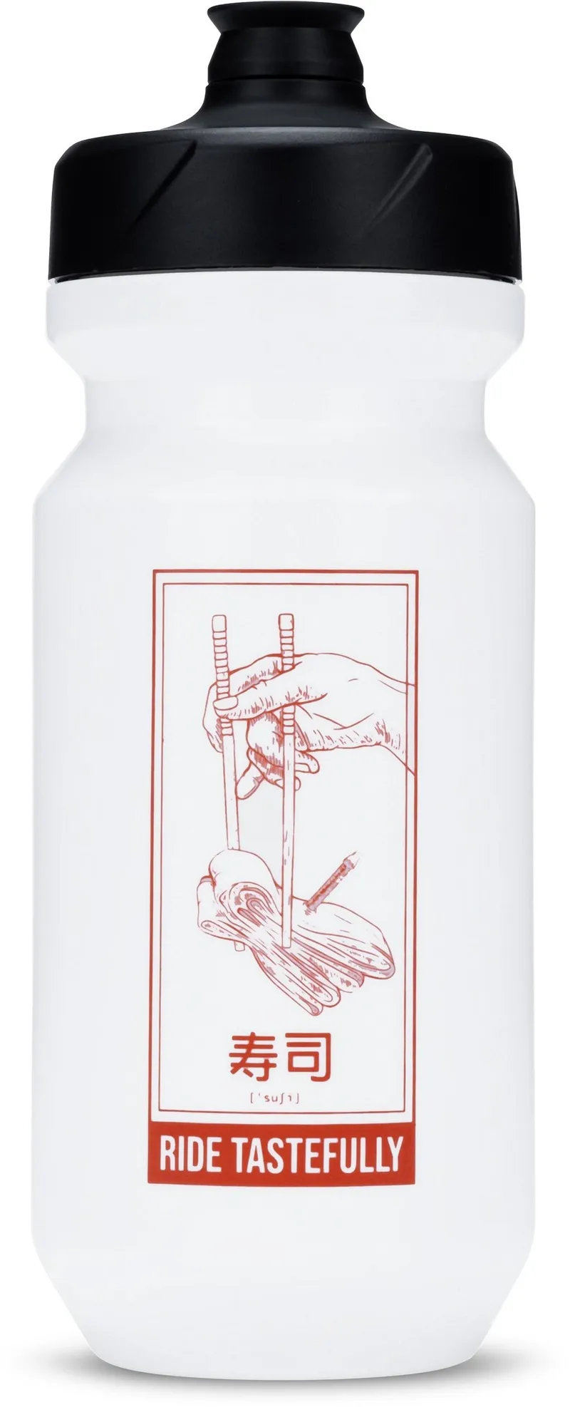 Cube Bottle Flow 500ml White/Red