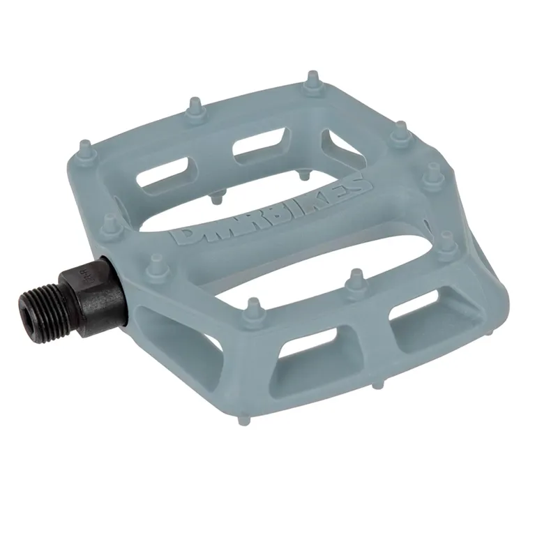 DMR Plastic Pedal Cro-Mo Axle in Grey V6 97mm x 102mm