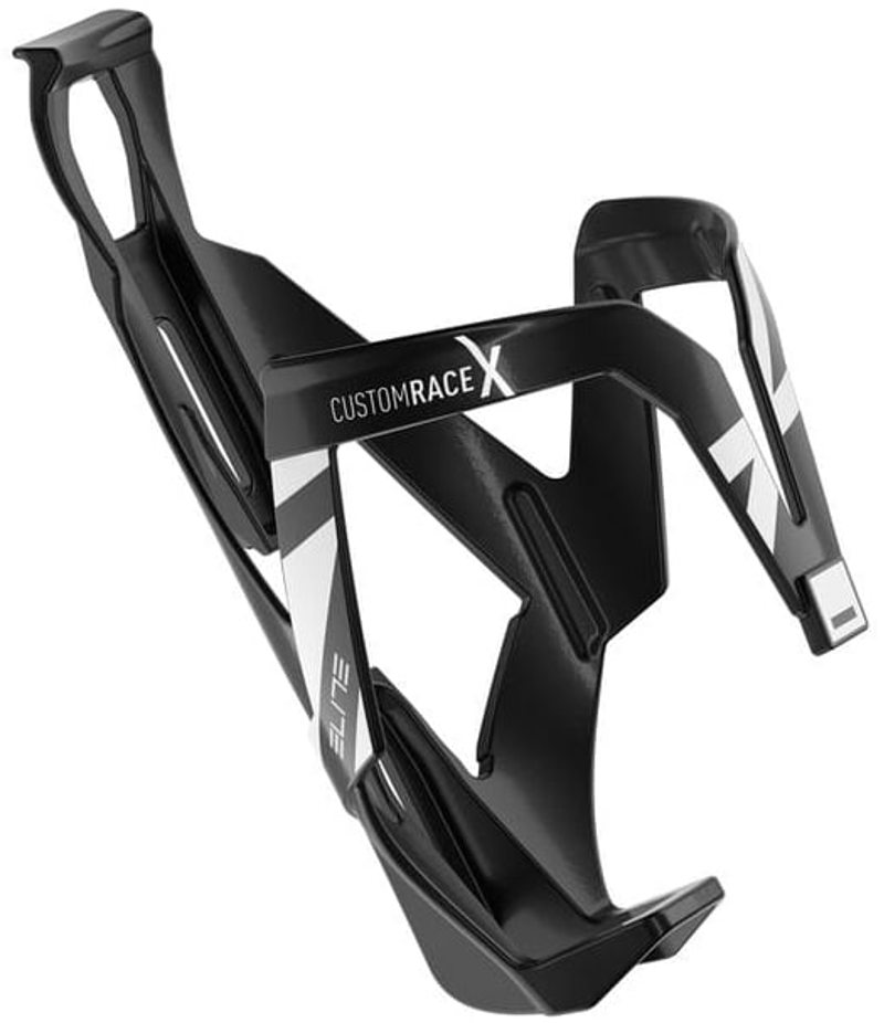 Elite Custom Race X Resin Bottle Cage One Size Black/White