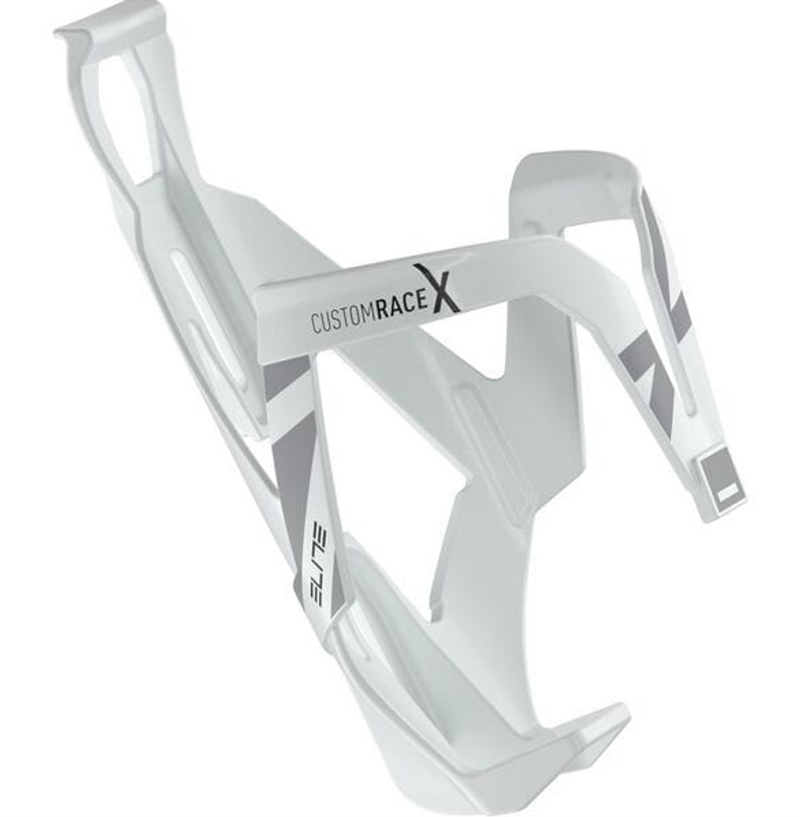 Elite Custom Race X Resin Bottle Cage One Size White/Grey