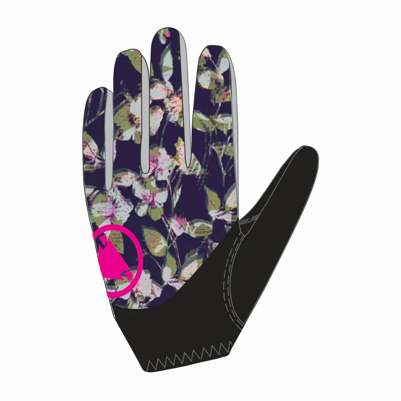 Endura Hummvee Lite Icon Womens Gloves Bramble-1