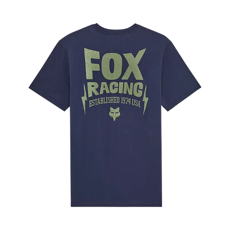 Fox Bolt Prem Short Sleeve Tee Shirt Midnight Blue-1