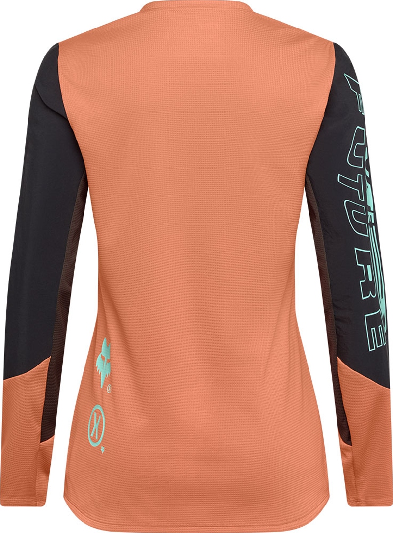 Fox Defend Elevated Long Sleeve Jersey Coral-1