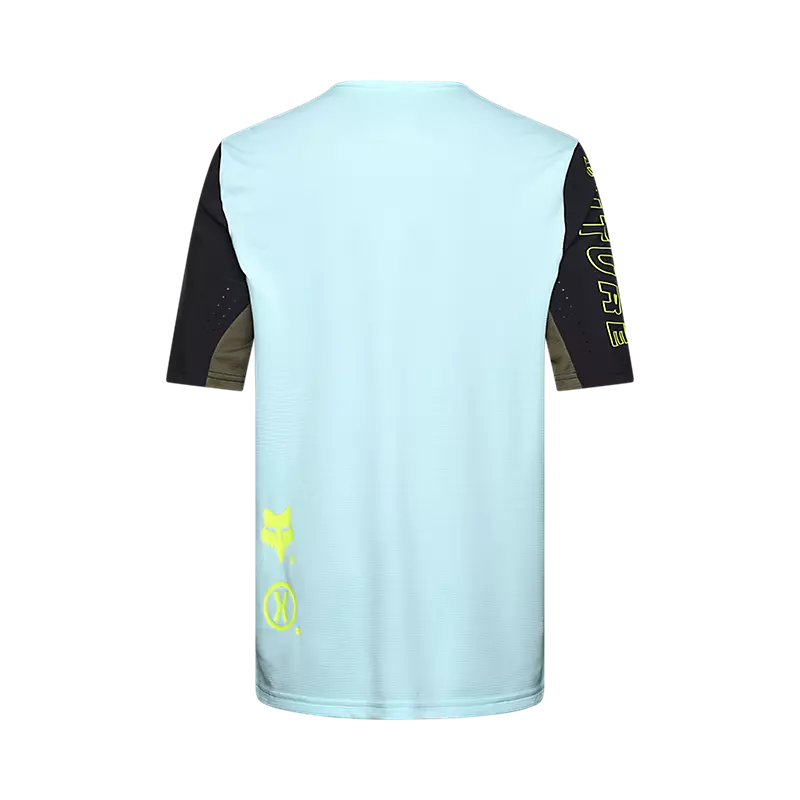 Fox Defend Elevated Short Sleeve Jersey Light Blue-1