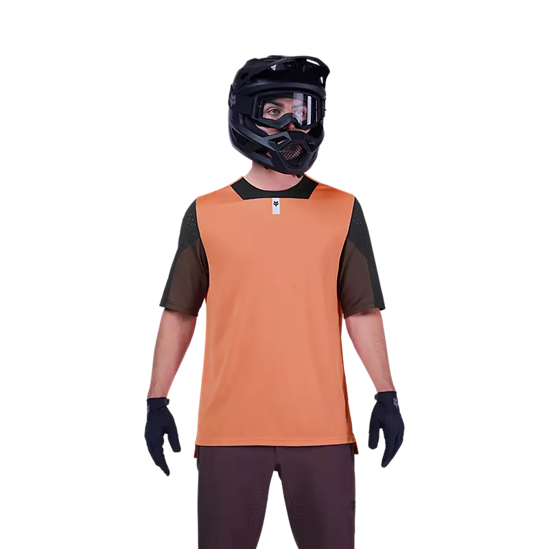 Fox Defend Short Sleeve Jersey Coral-2