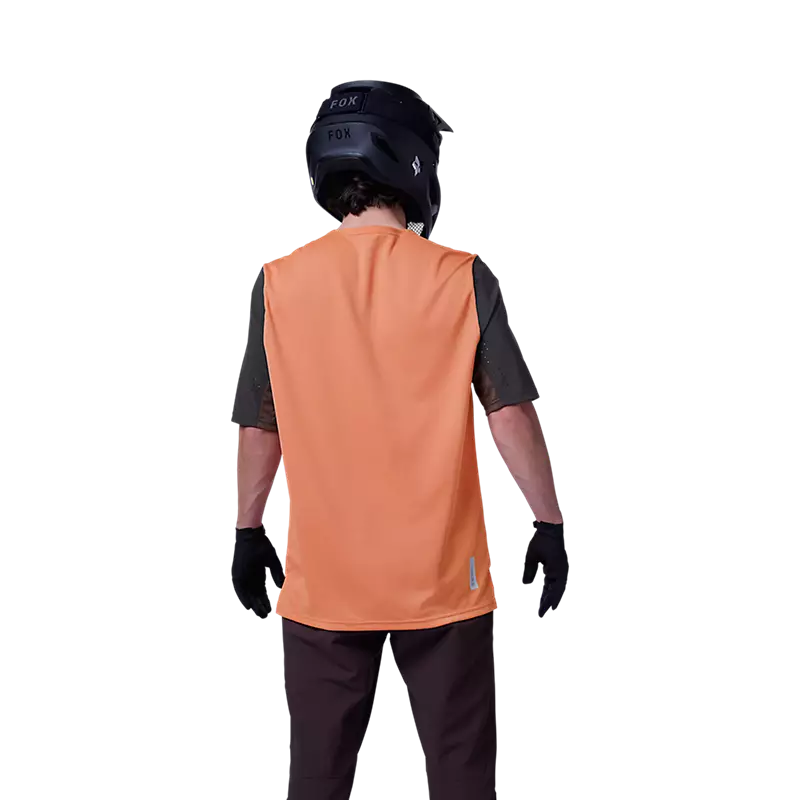 Fox Defend Short Sleeve Jersey Coral-3