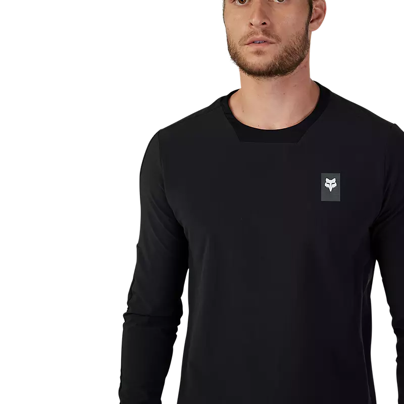 Fox Defend Thermal Long Sleeve Jersey Black-3