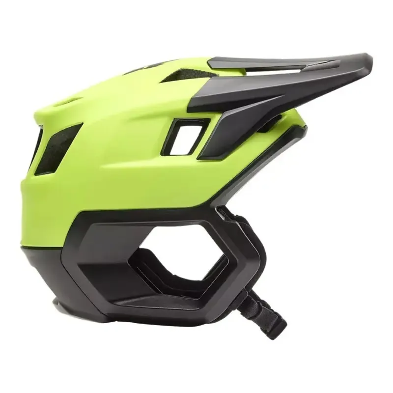 Fox Dropframe MTB Helmet Fluorescent Yellow -1