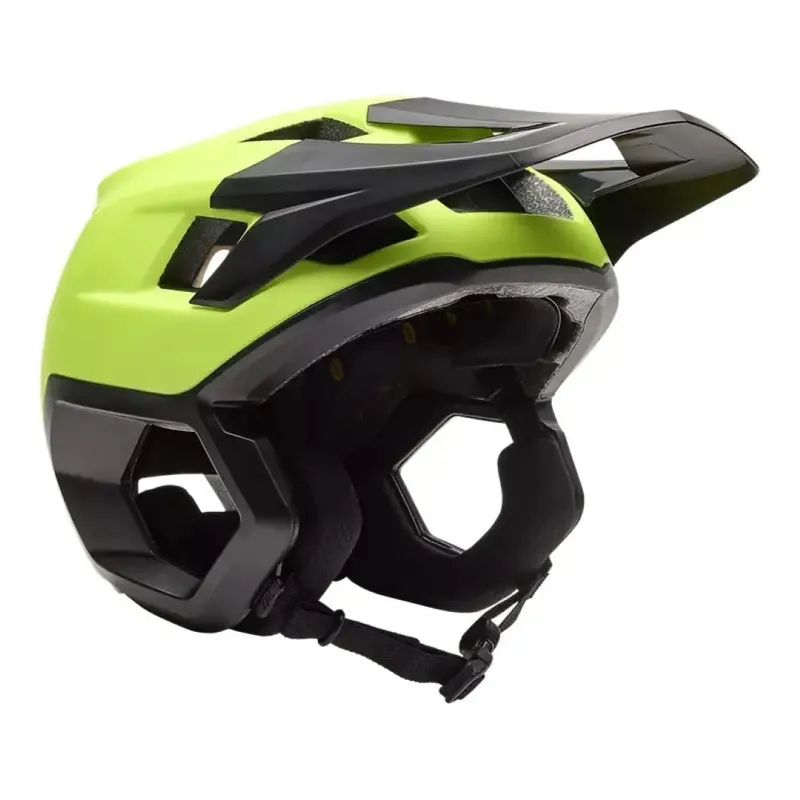 Fox Dropframe MTB Helmet Fluorescent Yellow 
