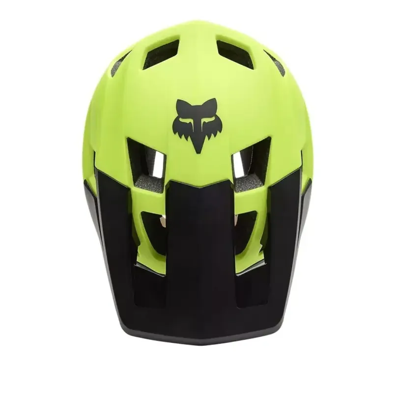 Fox Dropframe MTB Helmet Fluorescent Yellow -2