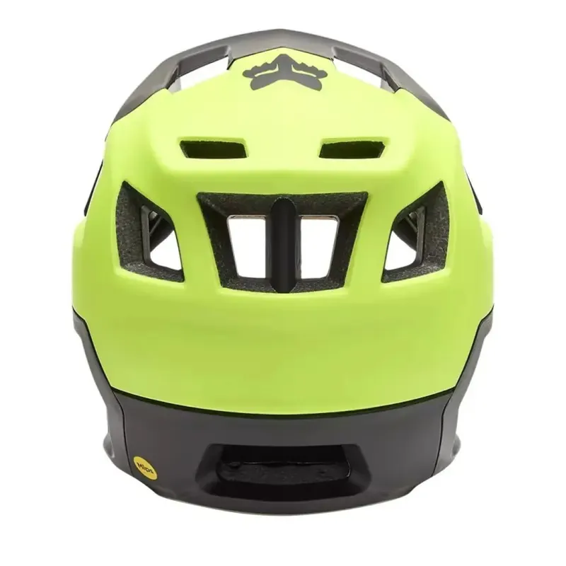 Fox Dropframe MTB Helmet Fluorescent Yellow -3