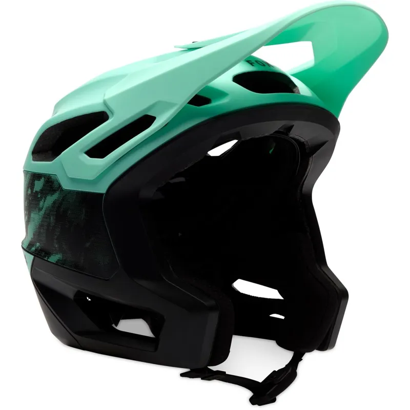 Fox Dropframe Pro Kairos MTB Helmet Turquoise
