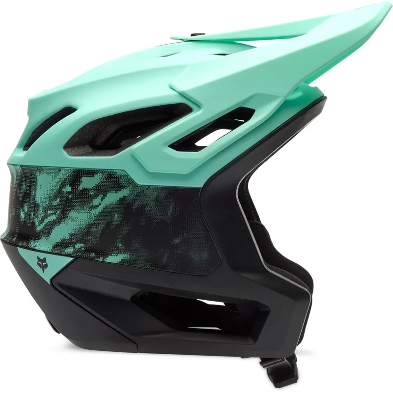 Fox Dropframe Pro Kairos MTB Helmet Turquoise-1