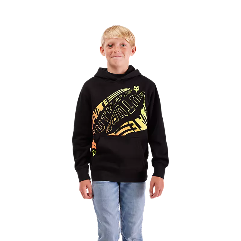 Fox Elevated Fleece Youth Pullover Hoodie Black-2