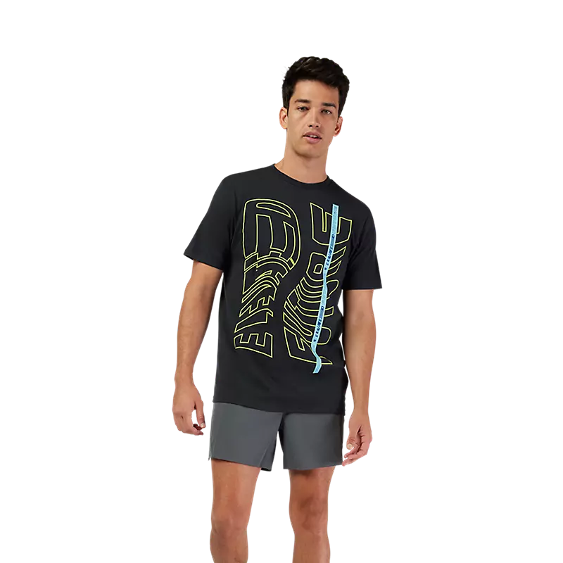 Fox Elevated Premium Short Sleeve Tee Shirt Black-2