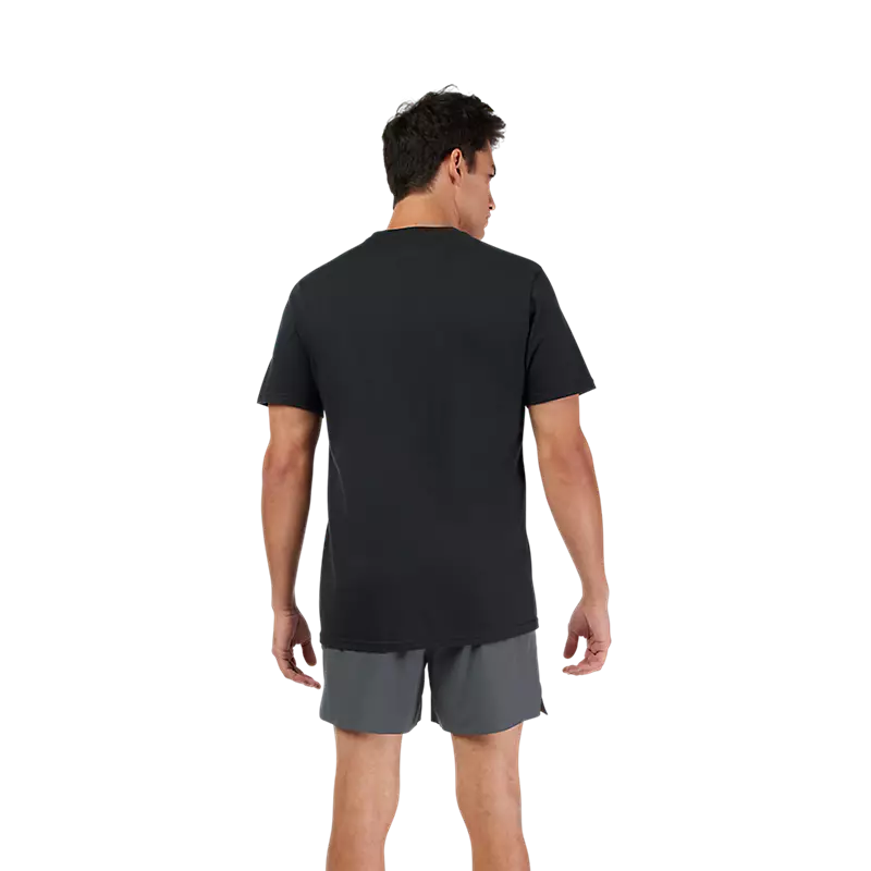 Fox Elevated Premium Short Sleeve Tee Shirt Black-3