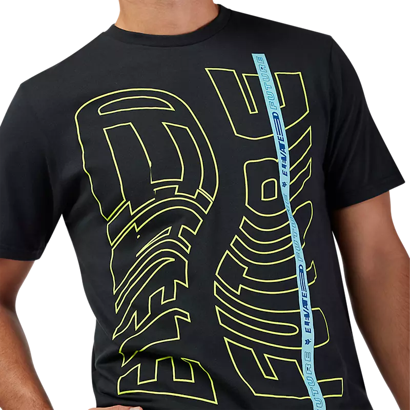 Fox Elevated Premium Short Sleeve Tee Shirt Black-4