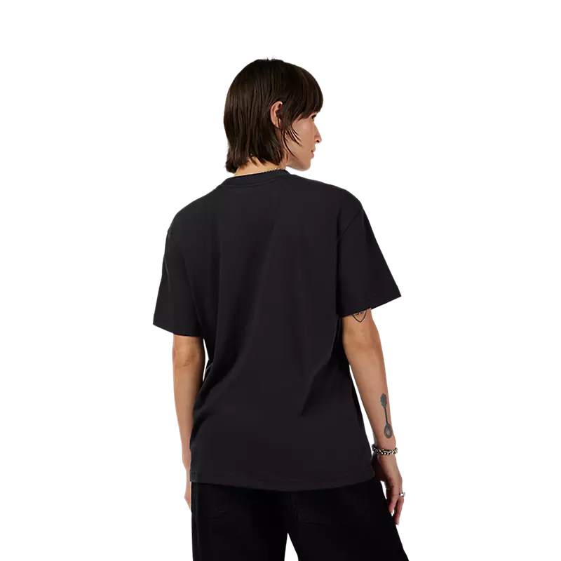 Fox Elevated Short Sleeve Tee Shirt Women Black-3