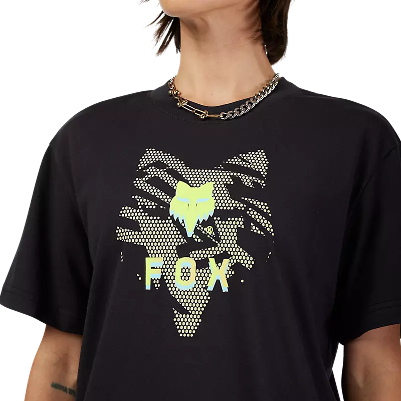 Fox Elevated Short Sleeve Tee Shirt Women Black-4