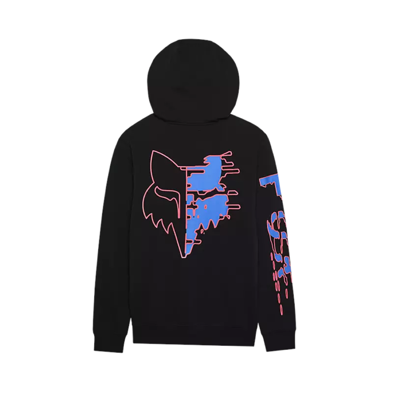 Fox Emotion Blast Pullover Fleece Hoodie Black-1
