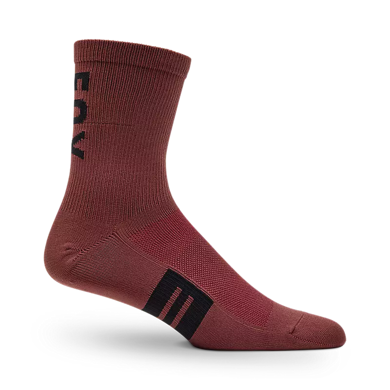 Fox Flexair 6in Merino Socks Rust