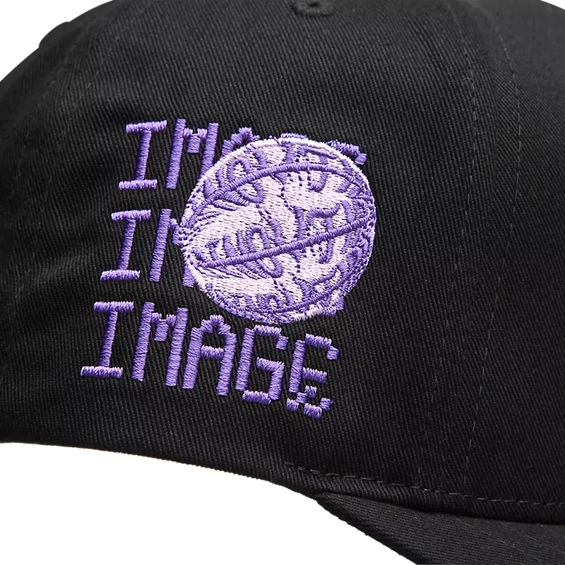 Fox Image Phantom Snapback Hat OS Black-2