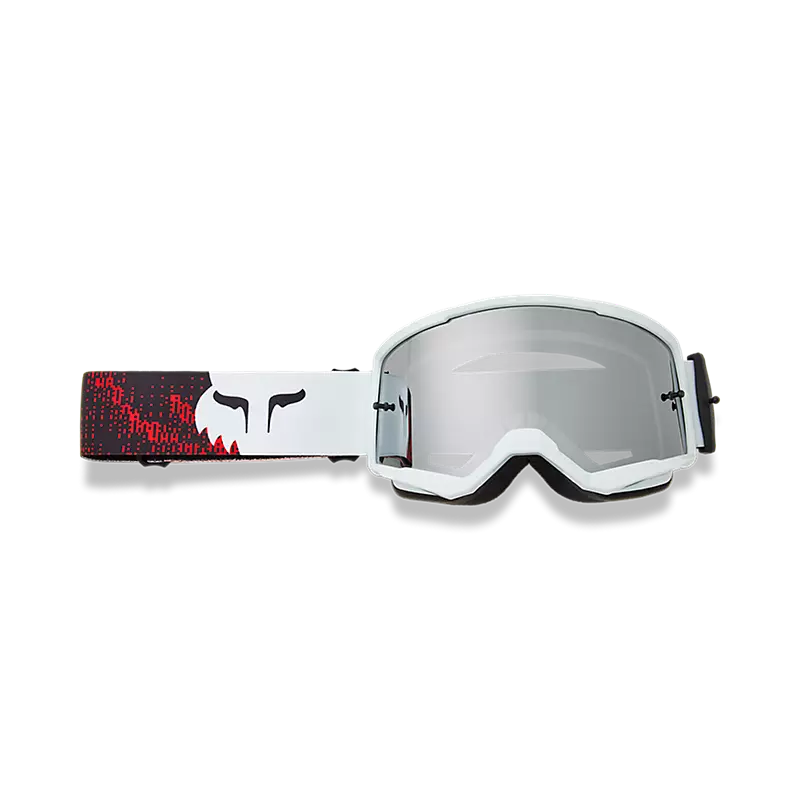 Fox Main Kairos Spark Goggle White/Fluorescent Red