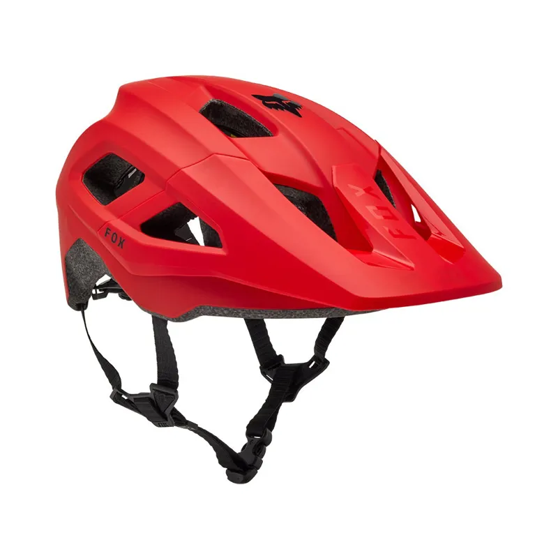 Fox Mainframe Trvrs MTB Helmet Fluorescent Red