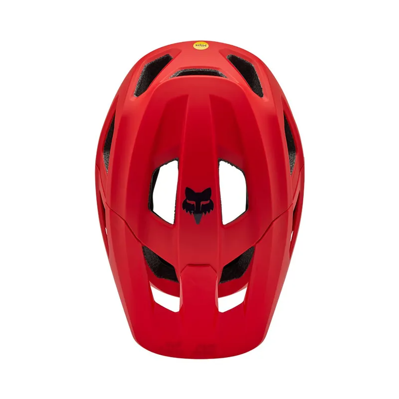 Fox Mainframe Trvrs MTB Helmet Fluorescent Red-2