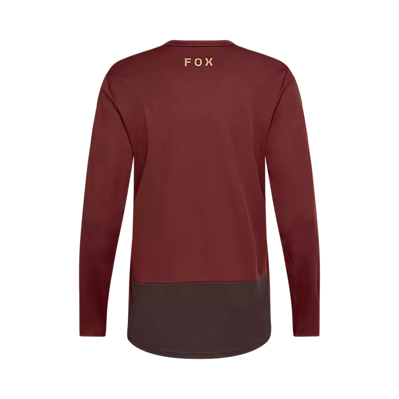 Fox Ranger Fox Head Long Sleeve Jersey Rust Brown-1