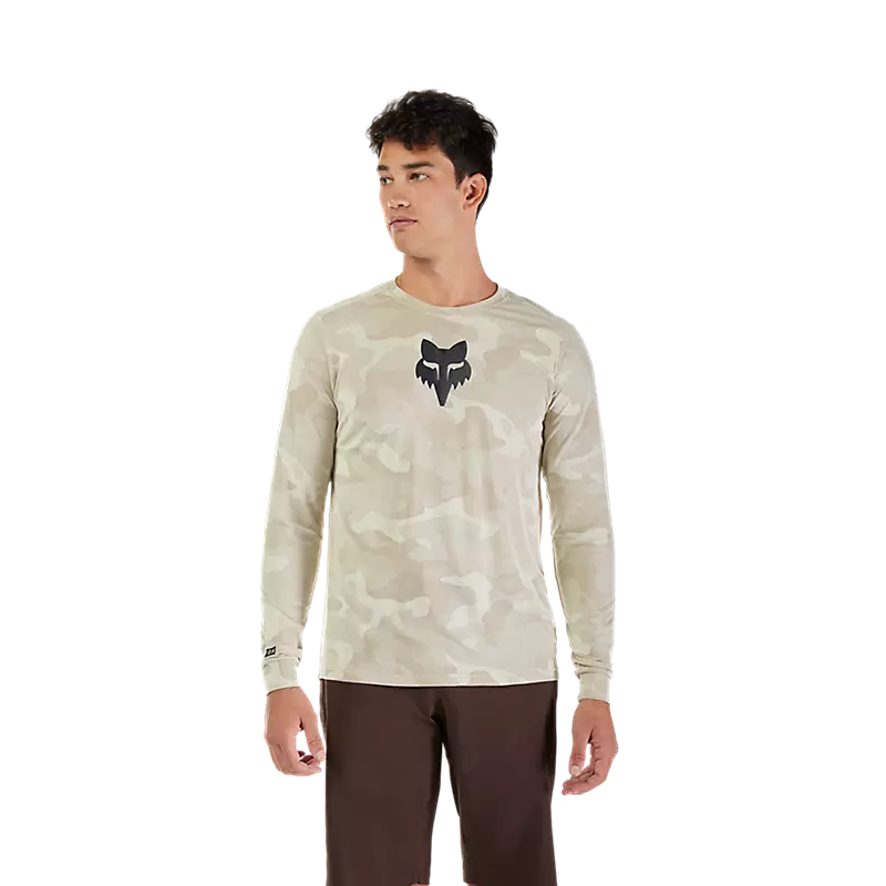 Fox Ranger Tru Dri Long Sleeve Jersey Cream-2