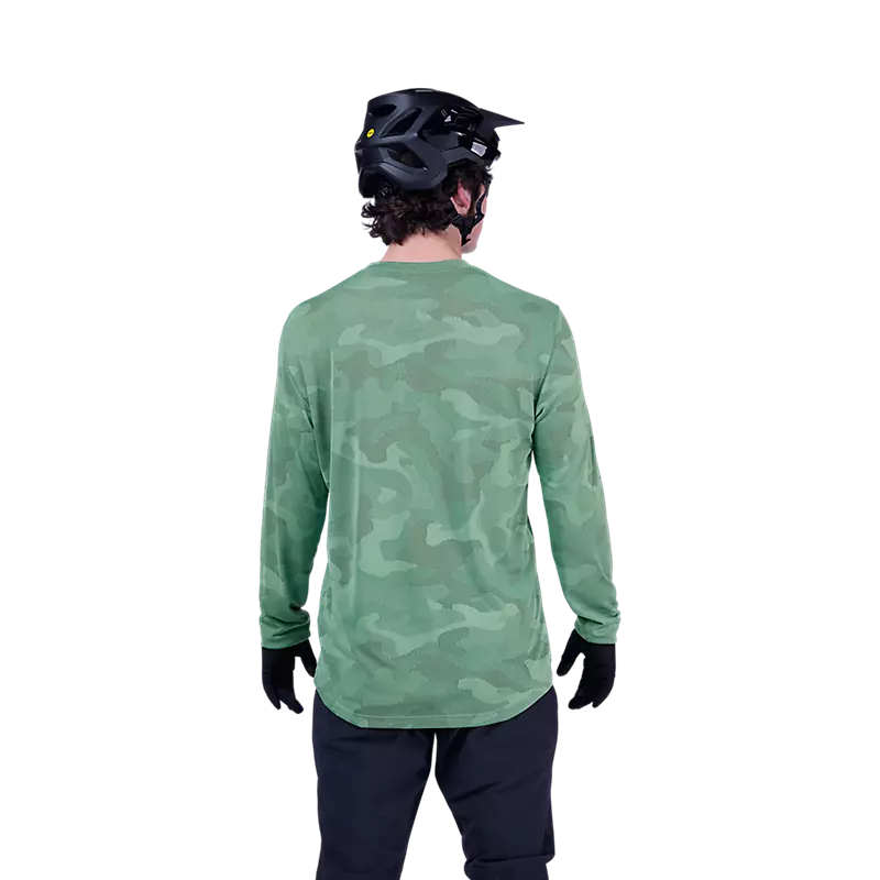 Fox Ranger Tru Dri Long Sleeve Jersey Pine Green-3