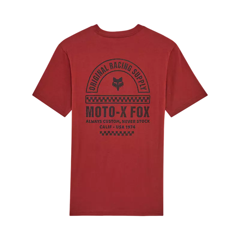 Fox Victory Prem Short Sleeve Tee Shirt Rust-1