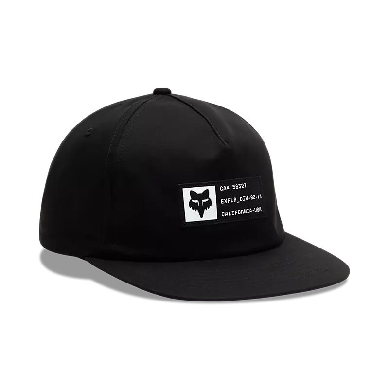 Fox Vision Adjustable Hat One Size Black