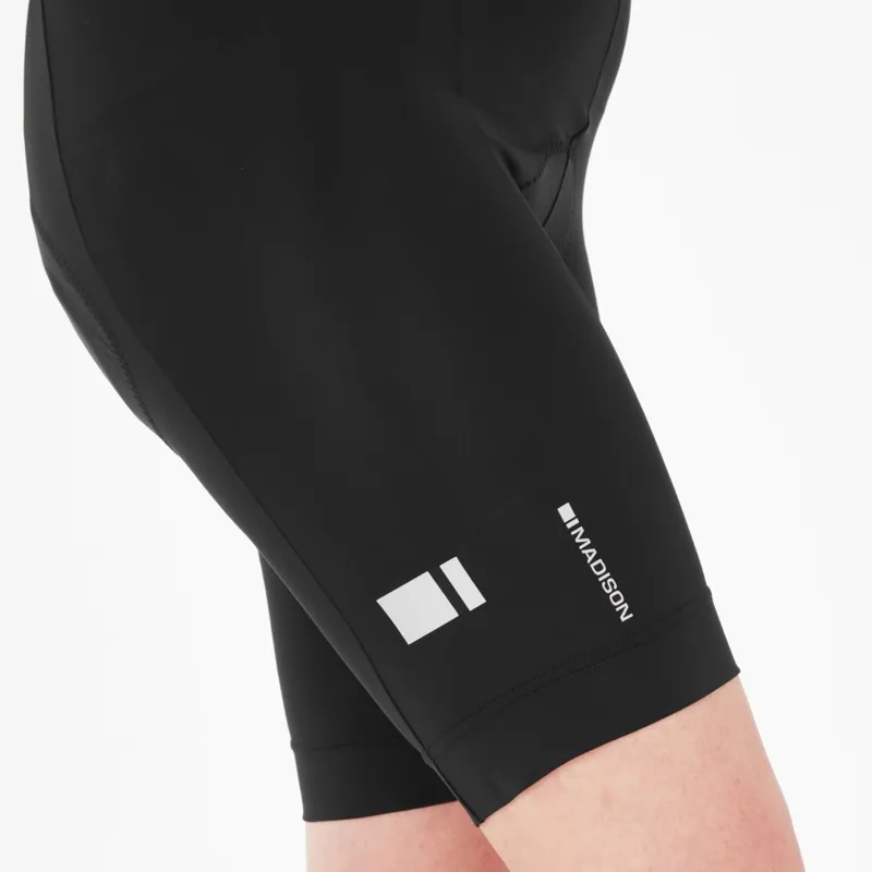 Madison Freewheel Women's Gel Pad Road Bib Shorts Black-6