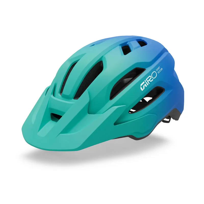 Giro Fixture II Mips Youth MTB Helmet Green/Blue-2