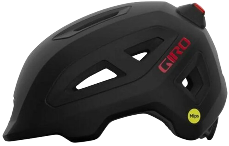 Giro Scamp II LED Kids Helmet Black Red-1