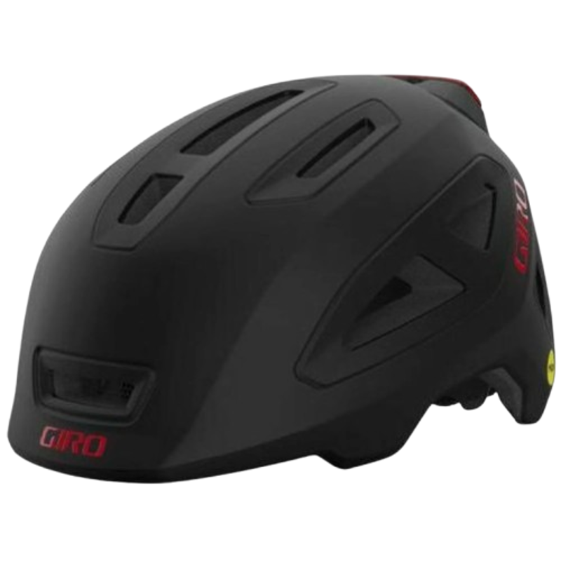 Giro Scamp II LED Kids Helmet Black Red
