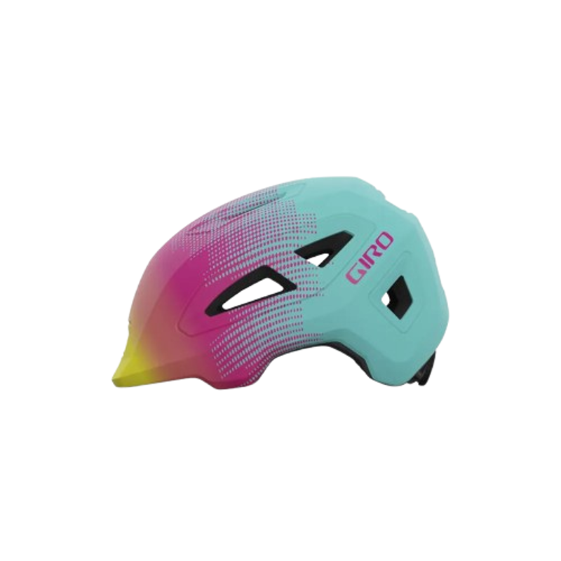 Giro Scamp II Youth Helmet Kids Helmet Pink Green-1