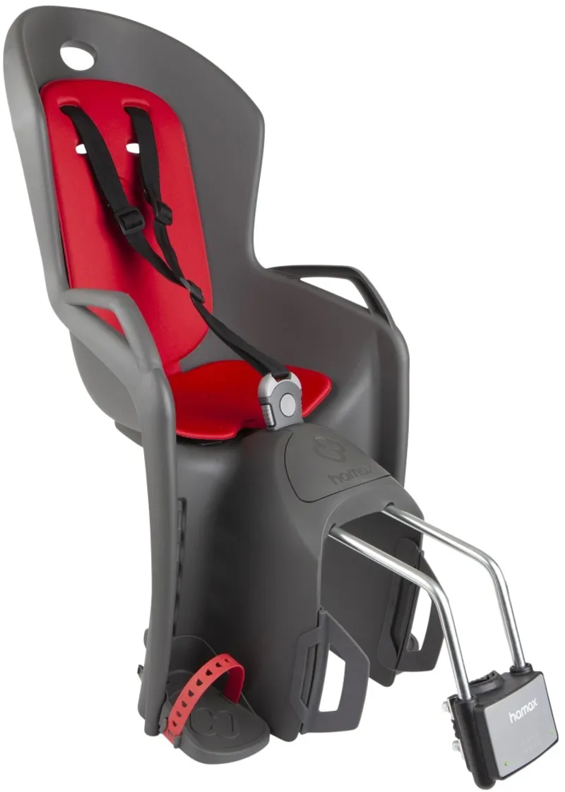 Hamax Amiga Child Bike Seat Dark Grey/Red