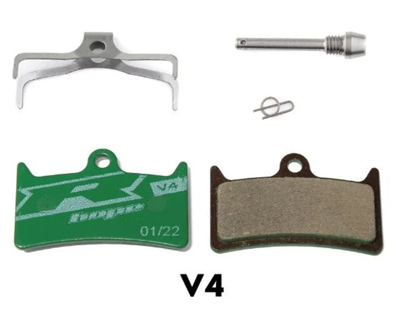 Hope V4 Disc Brake Pads - Racing Compound / Green - HBSP303G