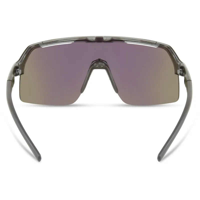 Madison Crypto Air Sunglasses Crystal Smoke/Green Mirror Lens-3