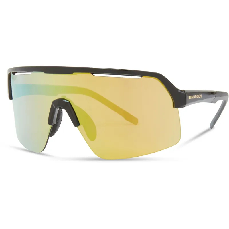 Madison Crypto Air Sunglasses Gloss Black/Bronze Mirror Lens-1