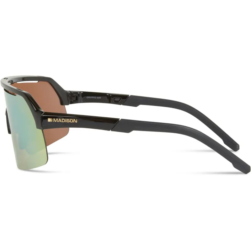 Madison Crypto Air Sunglasses Gloss Black/Bronze Mirror Lens-2